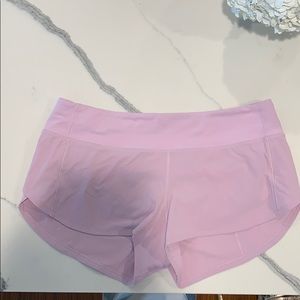 Lululemon Speed Up Short Rose Quartz 2.5 inseam